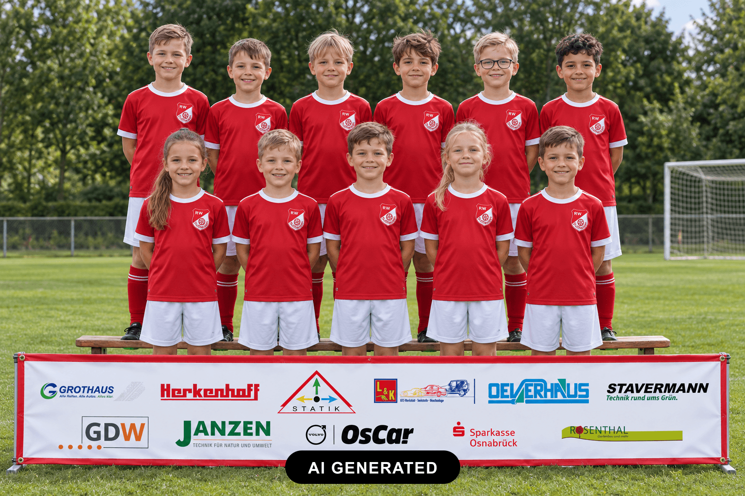 Symbolbild E1-Junioren – keine echte Mannschaftsaufnahme